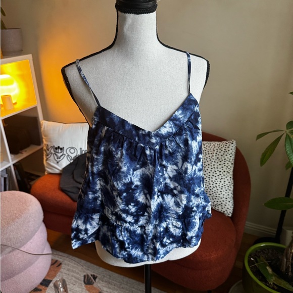 GAP Tops - GAP Navy Tie-Dye Tank Top